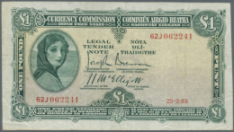 1 Pound 1935 P. 2Ab, Early Date Note, Several Folds In Paper, Normal Traces Of Circulation But No Holes Or Tears,... - Ireland