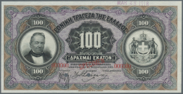 100 Drachmai 1918 Specimen P. 55s In Condition: UNC. (D) - Greece