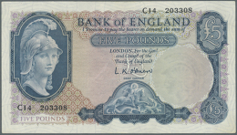 5 Pounds ND(1957-61) P. 371a In Conditoin: XF. (D) - Other & Unclassified