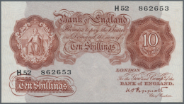 10 Shillings ND(1934-39) P. 362c, 3 Vertical Folds, No Holes Or Tears, Crisp And Strong Paper, Condition: VF+. (D) - Other & Unclassified