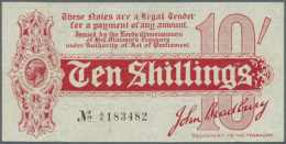 10 Shillings ND(1914) P. 346, 4 Vertical And One Very Light Horizontal Fold, No Holes Or Tears, Still Strongness In... - Other & Unclassified