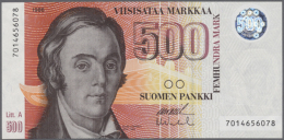 500 Markkaa ND(1991) P. 120, In Condition: UNC. (D) - Finland