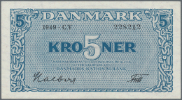 5 Kroner 1949 P. 35f In Condition: UNC. (D) - Denmark