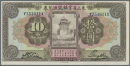 Provincial Bank Of The Three Eastern Provinces 10 Dollars 1924, P.S2953 In Nearly Perfect Condition With Slightly... - China