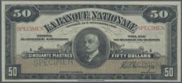 La Banque Nationale 50 Dollars 1922 SPECIMEN, P.S874s In Excellent Condition, Just Slightly Decentered Front And 2... - Canada