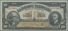 La Banque Nationale 10 Dollars 1922 SPECIMEN, P.S872s In Fantastic Uncirculated Condition, Just A Small Stain At... - Canada