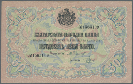 50 Gold Leva ND(1907), P.10d In Excellent Condition With Strong Paper And Bright Colors, Only A Few Soft Folds And... - Bulgaria