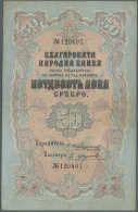 50 Silver Leva ND(1904) With Signatures: Karadjov & Urumov, P.4a In Used Condition With Slightly Yellowed... - Bulgaria