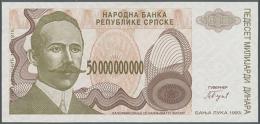 Republika Srpska, Banja Luka Region 50.000.000.000 Dinara 1993, P.157 In UNC Condition (D) - Bosnia And Herzegovina