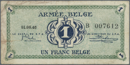 1 Franc 1946 P. M1b, Used With Folds And Stains, Condition: F. (D) - Other & Unclassified