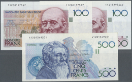 Set Of 3 Notes Containing 100 Francs ND(1978-81) P. 140a (aUNC), 100 Francs ND(1982-1994) P. 142a (aUNC) And 500... - Other & Unclassified