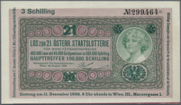 Donaustaat, Set Of 2 Notes Containing 10 Kronen = 3 Schilling (1923-1937) P. S151 (VF+) And 20 Kronen / 5. Klasse... - Austria