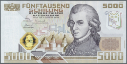 5000 Schilling 1988 P. 153, Key Note, Great Crisp Original Condition: UNC. (D) - Austria