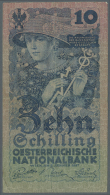 10 Schilling 1927 P. 94, Used With Folds, Minor Part Of Corner At Upper Right Missing, No Holes Or Tears, Still... - Austria