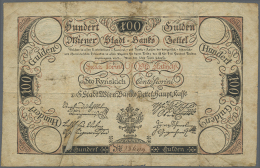 100 Gulden Wiener-Stadt-Banco-Zettel 1806, P.A42a, Highly Rare Note In Well Worn Condition With Many Folds And... - Austria