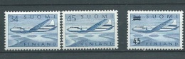 Finlande   Poste Aérienne - Yvert N° 5 / 7  -    3 VALEURS * ( Très Légère ) - Ai23102 - Unused Stamps