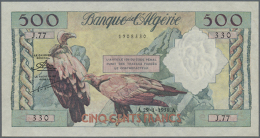 500 Francs 1958 P. 117, Key Note Of This Series In Extraordinary Condition For This Type Of Note, One Light... - Argelia