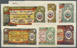 3 Complete Sets (18 Notes) Of Foreign Exchange Certificates 1, 5, 10, 50, 100 And 500 Lek 1953 P. FX4 To FX9, 4x... - Albania