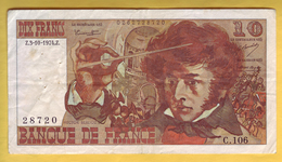 BILLET FRANCAIS - 10 Francs Berlioz 3-10-1974 TTB - 10 F 1972-1978 ''Berlioz''