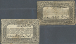 Ritterschaftliche Privatbank In Pommern, Stettin, 2 Banknoten Zu 1 Reichsthaler O.D.(1824/25), PiRi A336, Beide In... - [ 1] …-1871 : German States