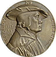 Nürnberg: Silber-Hohlgußmedaille O. J. (19. Jhdt.), Nicht Signiert, Mit Portrait Des Nürnberger... - Other & Unclassified