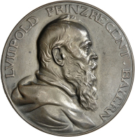 Bayern: Bronzemedaille 1906, Bayerische Jubiläums-Landes-Industrie-Gewerbe Und Kunst Ausstellung In... - Other & Unclassified