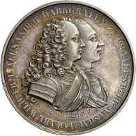 Ansbach: Silbermedaille 1837, Stempel Von L. Held (Werkstatt Loos),  Auf Die 100-Jahrfeier Des... - Other & Unclassified
