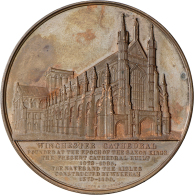 Großbritannien, Victoria 1837-1901: Bronemedaille O. J. (um 1855), Stempel Von J. Wiener, Auf Die Kathedrale... - Other & Unclassified