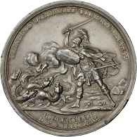 Frankreich, Napoleon I. 1804-1815: Silbermedaille 1801 (Loos), Auf Die Schlacht In Der Bucht Von Kopenhagen, Slg.... - Other & Unclassified