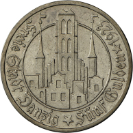 DANZIG: 5 Gulden 1923 Utrecht, 24.95g, Ss Fast Vz. (D) - Other & Unclassified