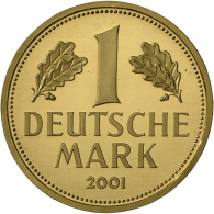 Goldmark 2001 A, In Originalkapsel, Winz. Flecken, St. (R) - Other & Unclassified