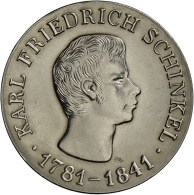10 Mark 1966, Karl Friedrich Schinkel, Jaeger 1517, Herrliches Stück, St. (D) - Other & Unclassified