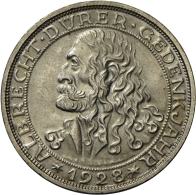 3 Reichsmark 1928 D, Dürer, Jaeger 332, Fast Stempelglanz. (D) - Other & Unclassified