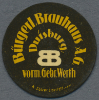 Kapselnotgeld 1920-22: Duisburg Bürgerl Brauhaus A.G., 5 Pfg. Yv#138. (D) - Other & Unclassified