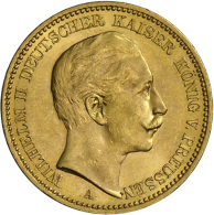 Wilhelm II. (1888-1918): 20 Mark 1901 A, Schönes Vz. (R) - Other & Unclassified