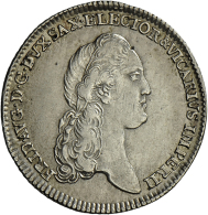 Friedrich August III. (1763-1806), 1/3 Taler 1790 Vikariatsprägung, Min. Justiert, Gutes Ss. (D) - Other & Unclassified