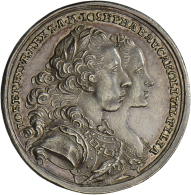 Joseph II. 1765-1790: Silbermedaille 1765, Von Widemann, Auf Seine Vermählung Mit Josepha Von Bayern, 28,46... - Other & Unclassified