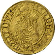 Hamburg, Stadt: Goldgulden O. J. (1435-1437), Friedberg 1084, 3,41 G, Selten, Fast Vorzüglich. (D) - Other & Unclassified