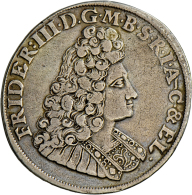 Brandenburg-Preussen: Friedrich III. 1688-1701: 2/3 Taler 1693 ICS, Magdeburg; 16,54 G, Davenport 273, Sehr... - Other & Unclassified