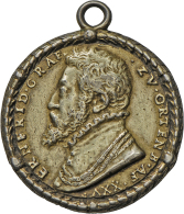 Bayern: Altvergoldete Medaille 1564 Von Valentin Und Christian Mahler,Nürnberg,  Auf Ernfried Graf Zu... - Other & Unclassified