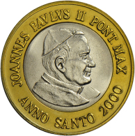 SELTENE EUROPROBEN "ECCO L´EURO" Sehr Früher Vatikanprobesatz Aus Dem Jahre 2000 (keine ABO-Ware), Mit 7... - Vatican