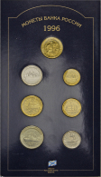 COIN SET (KMS) 1996 300 Jahre Russische Flotte, 1 - 100 Rubel Dazu Eine Medaille, Im Unbeschädigten... - Russia
