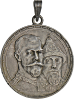 Nikolaus II. 1894-1917: Rubel 1913, St. Petersburg, Auf Die 300 Jahrfeier Des Hauses Romanoff, Davenport 298, Mit... - Russia