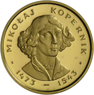 Mikolaj Kopernik, 2000 Zlotych 1979, 8g/900er Gold, Auflage Nur 5.000 Ex., PP. (R) - Poland