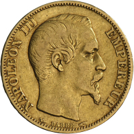 Napoleon III., 20 Francs 1853 A, Rf., S. (R) - Other & Unclassified