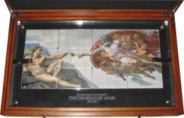 Giants Of Art - The Creation Of Adam, 12 Silberbarren Zu Je 5 Dollar 2013 (je 80g Silber), In Edelster Aufmachung:... - Niue