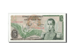 Billet, Colombie, 5 Pesos Oro, 1981, 1981-01-01, KM:406f, NEUF - Colombie