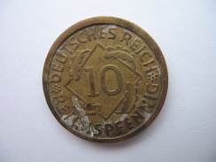 10 REICHSPFENNIG - 10 Rentenpfennig & 10 Reichspfennig