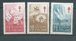 Finlande - Yvert N° 417 / 419   -   3 Valeurs  * ( Très Légère )  -  Ai 23207 - Unused Stamps