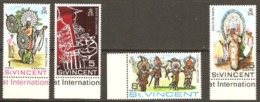 St Vincent 1969 SG 270-03 Carnival Unmounted Mint - Ste Lucie (...-1978)